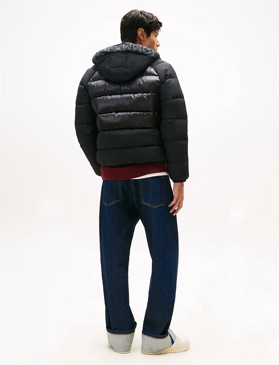 Tommy Jeans - TJM HOODED GLOSS MATT PUFFER EXT - dunjakker - black - 3