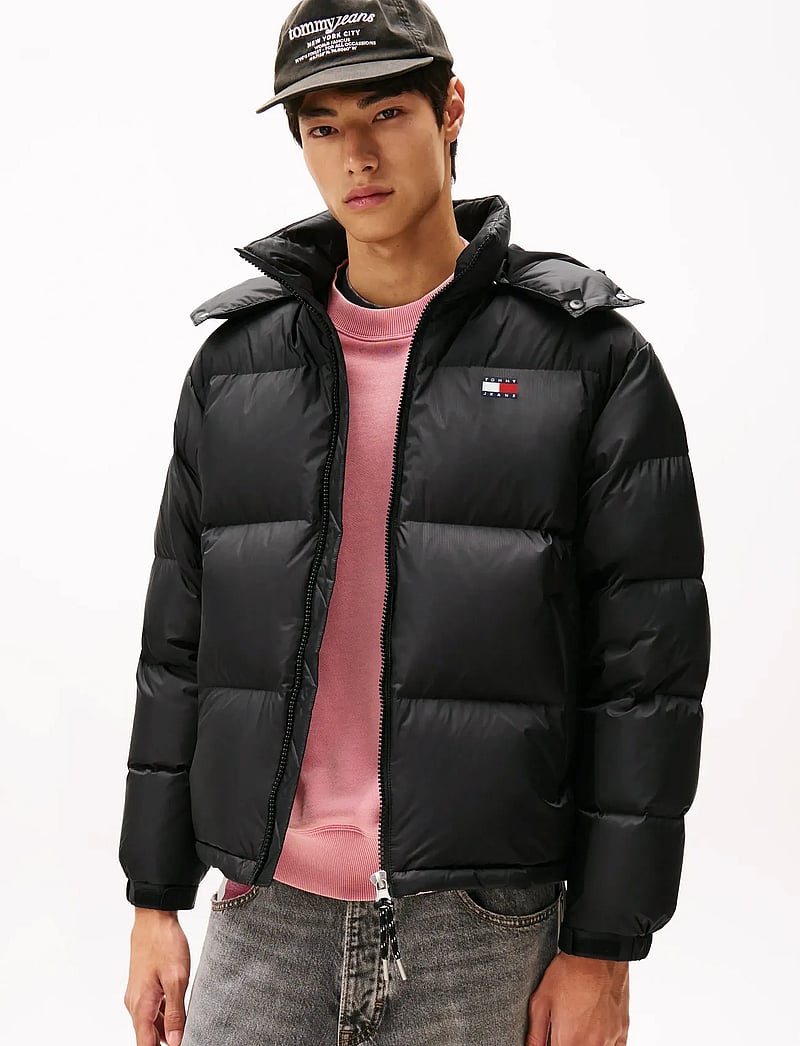 Tommy Jeans - TJM ALASKA DOWN PUFFER EXT - voodriga joped - black - 0