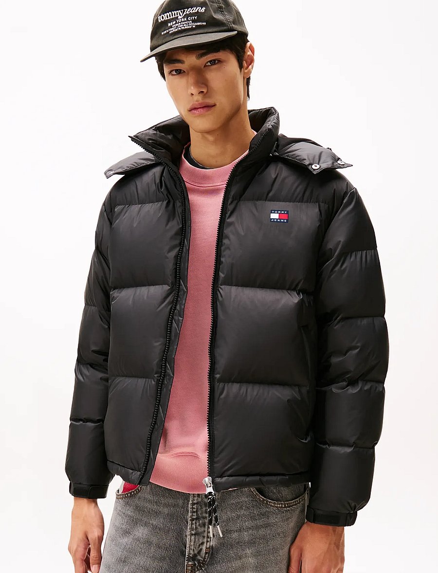 Tommy Jeans - TJM ALASKA DOWN PUFFER EXT - winter jackets - black - 0