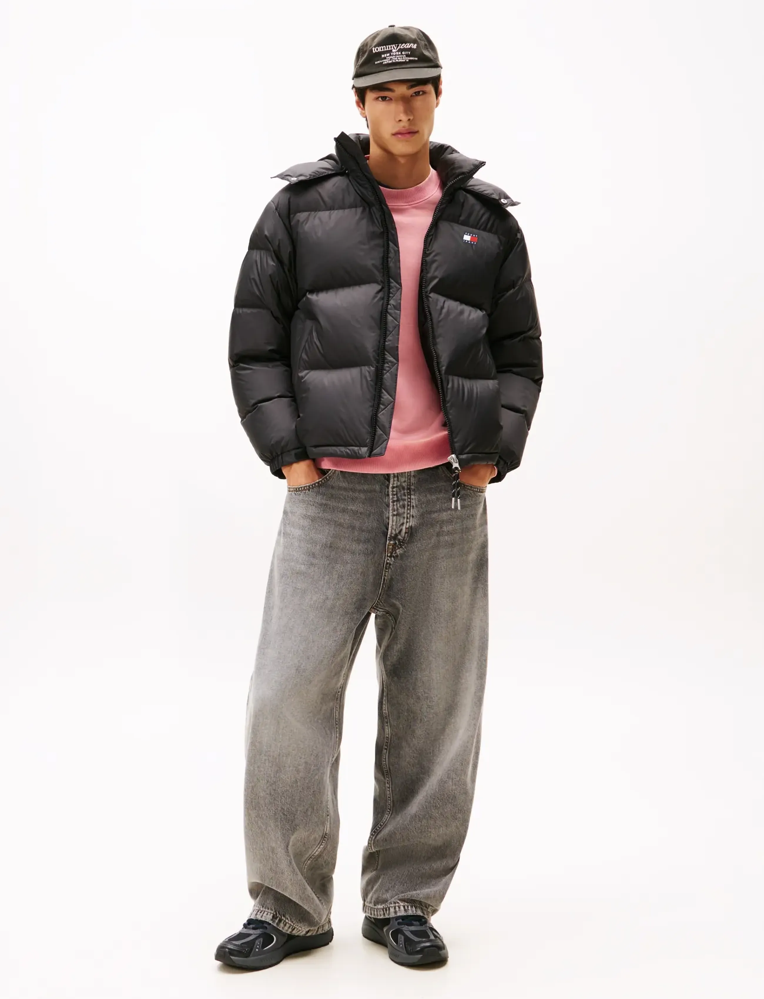 Tommy Jeans - TJM ALASKA DOWN PUFFER EXT - winter jackets - black - 2