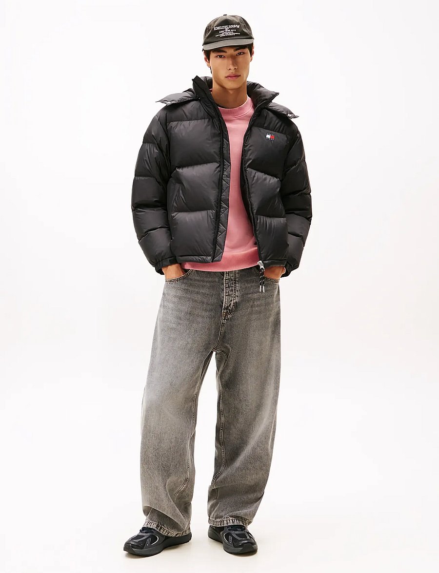 Tommy Jeans - TJM ALASKA DOWN PUFFER EXT - winter jackets - black - 2