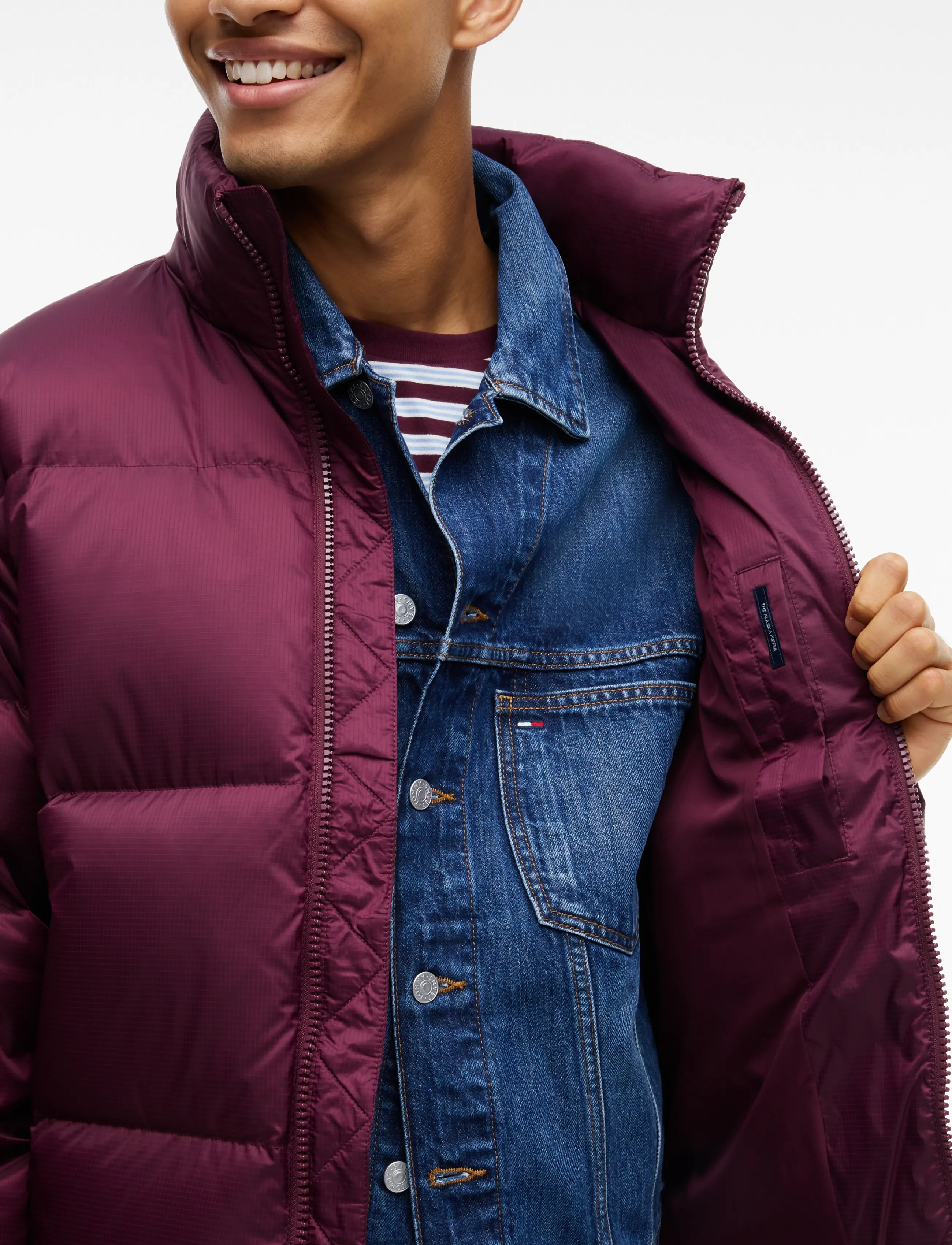 Tommy Jeans - TJM ALASKA DOWN PUFFER EXT - sulejoped - calypso berry - 5