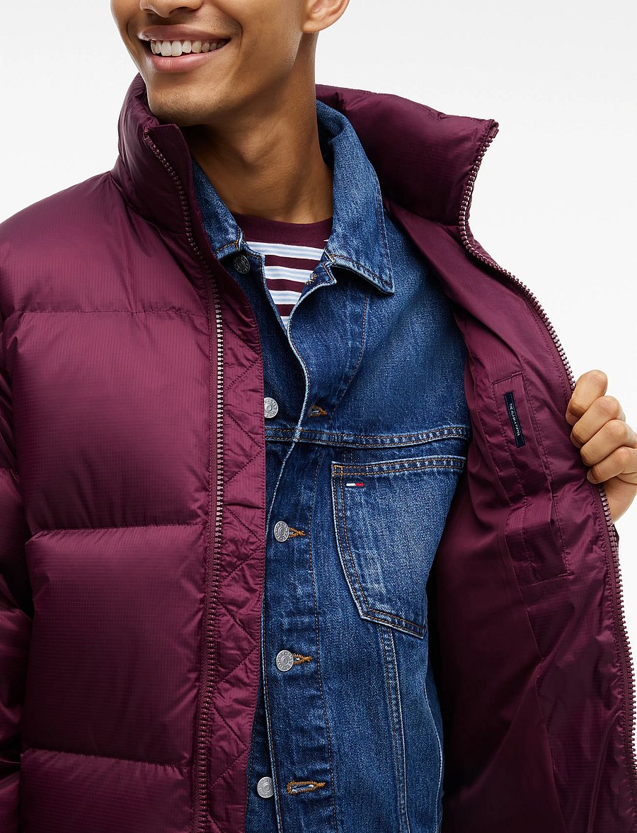 Tommy Jeans - TJM ALASKA DOWN PUFFER EXT - sulejoped - calypso berry - 5
