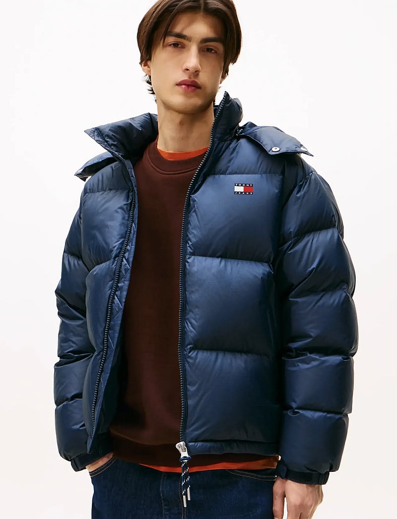 Tommy Jeans - TJM ALASKA DOWN PUFFER EXT - vinterjackor - dark night navy - 0