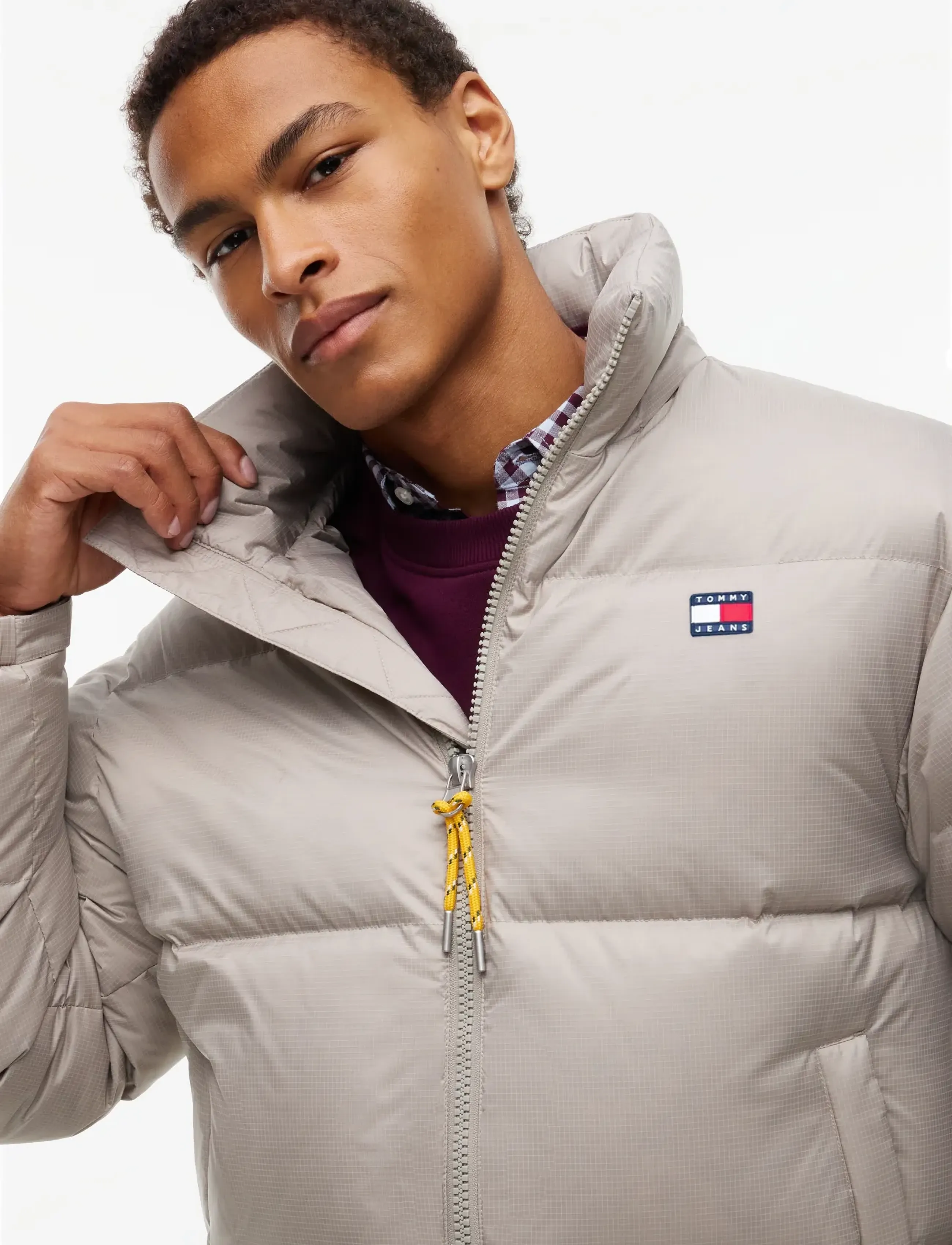 Tommy Jeans - TJM ALASKA DOWN PUFFER EXT - winterjacken - limestone dust - 3