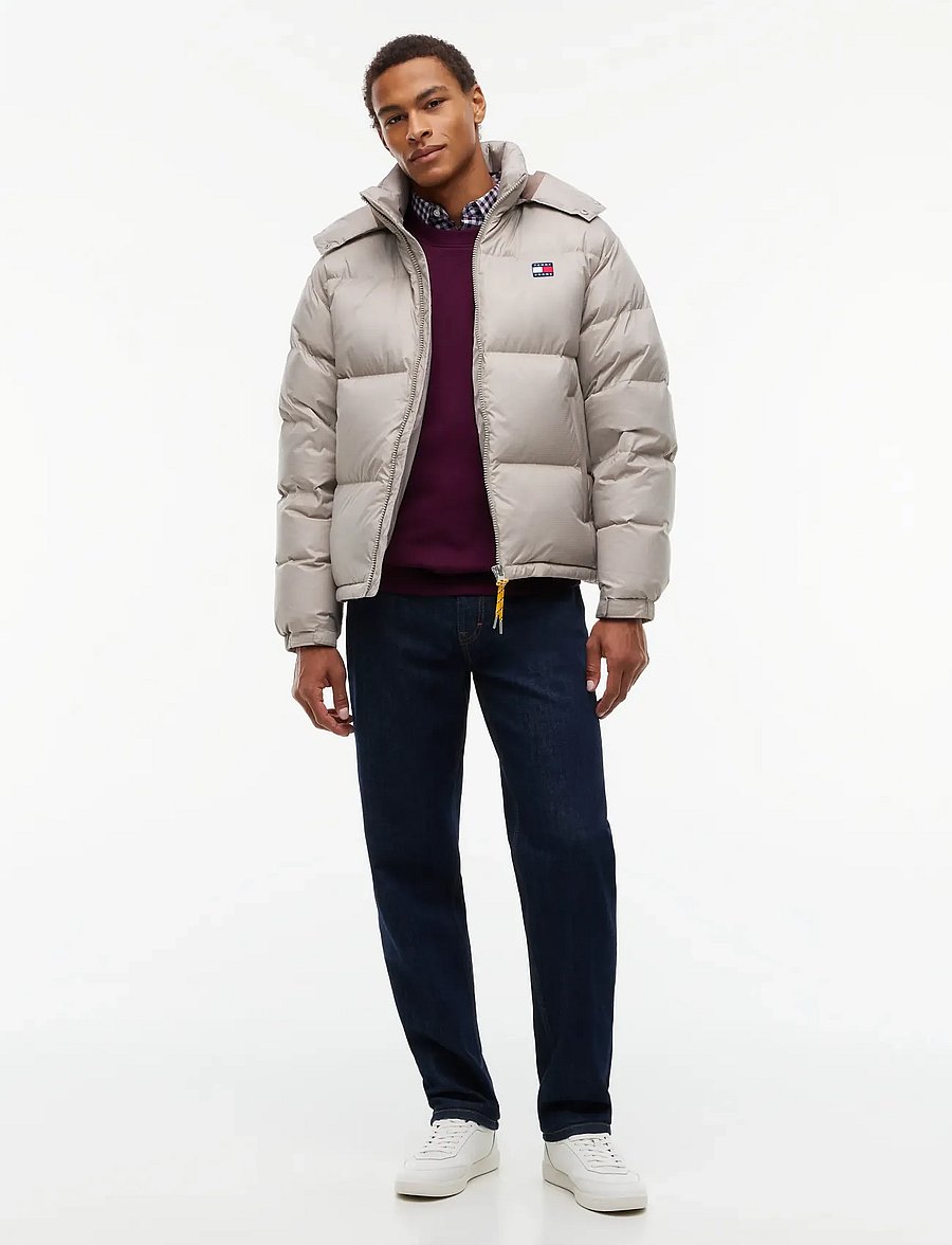 Tommy Jeans - TJM ALASKA DOWN PUFFER EXT - winterjacken - limestone dust - 4