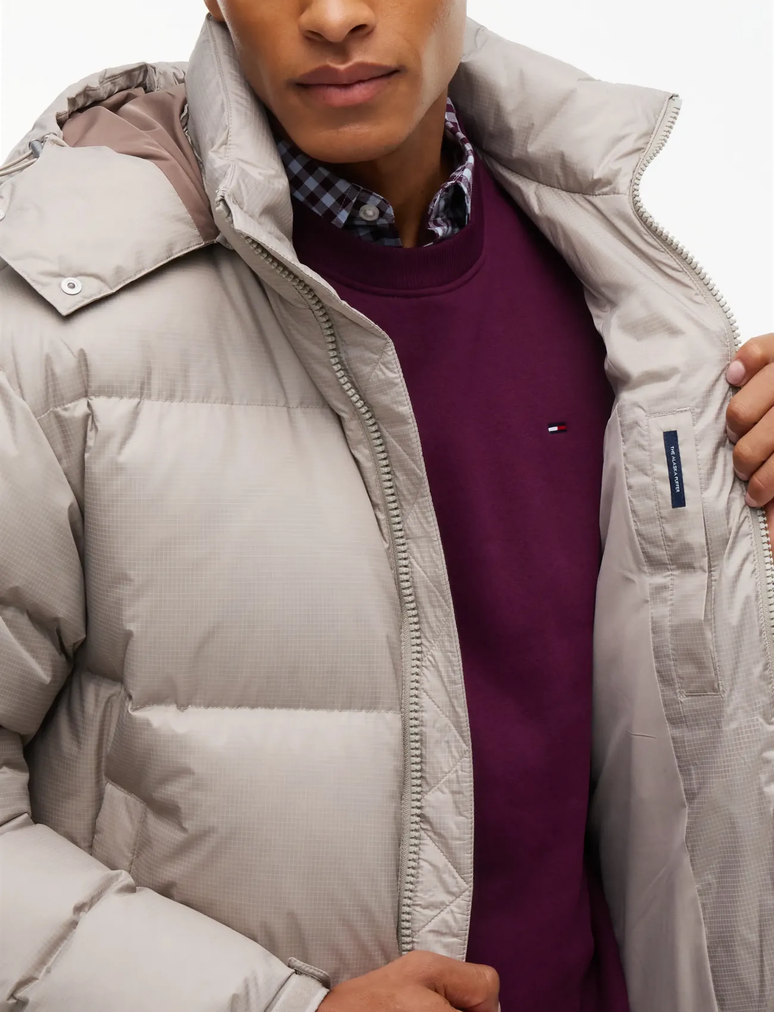 Tommy Jeans - TJM ALASKA DOWN PUFFER EXT - winterjacken - limestone dust - 5