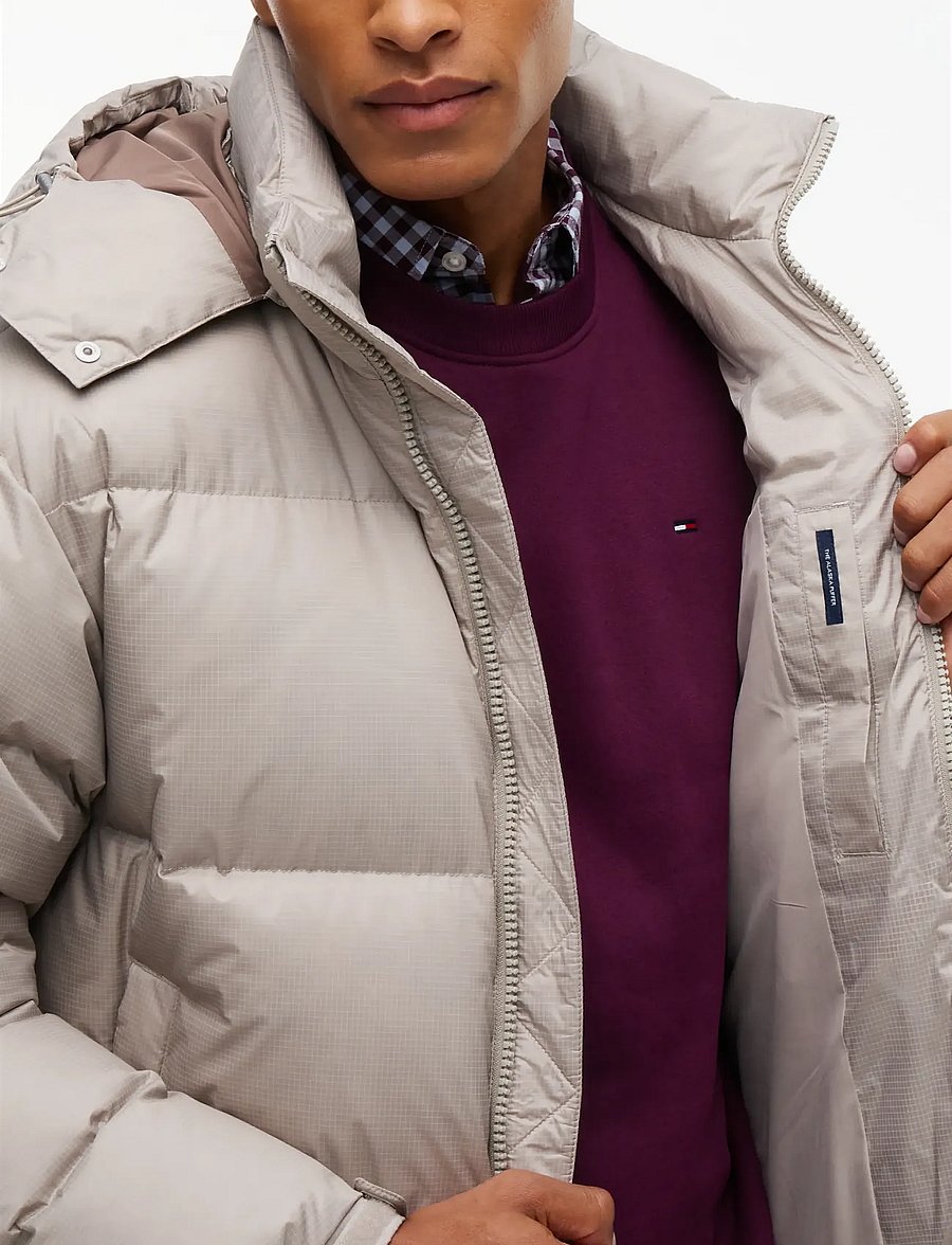 Tommy Jeans - TJM ALASKA DOWN PUFFER EXT - winterjacken - limestone dust - 5