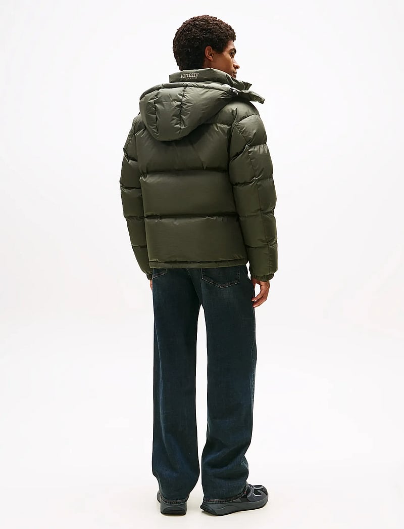 Tommy Jeans - TJM ALASKA DOWN PUFFER EXT - talvejoped - pewter green - 4