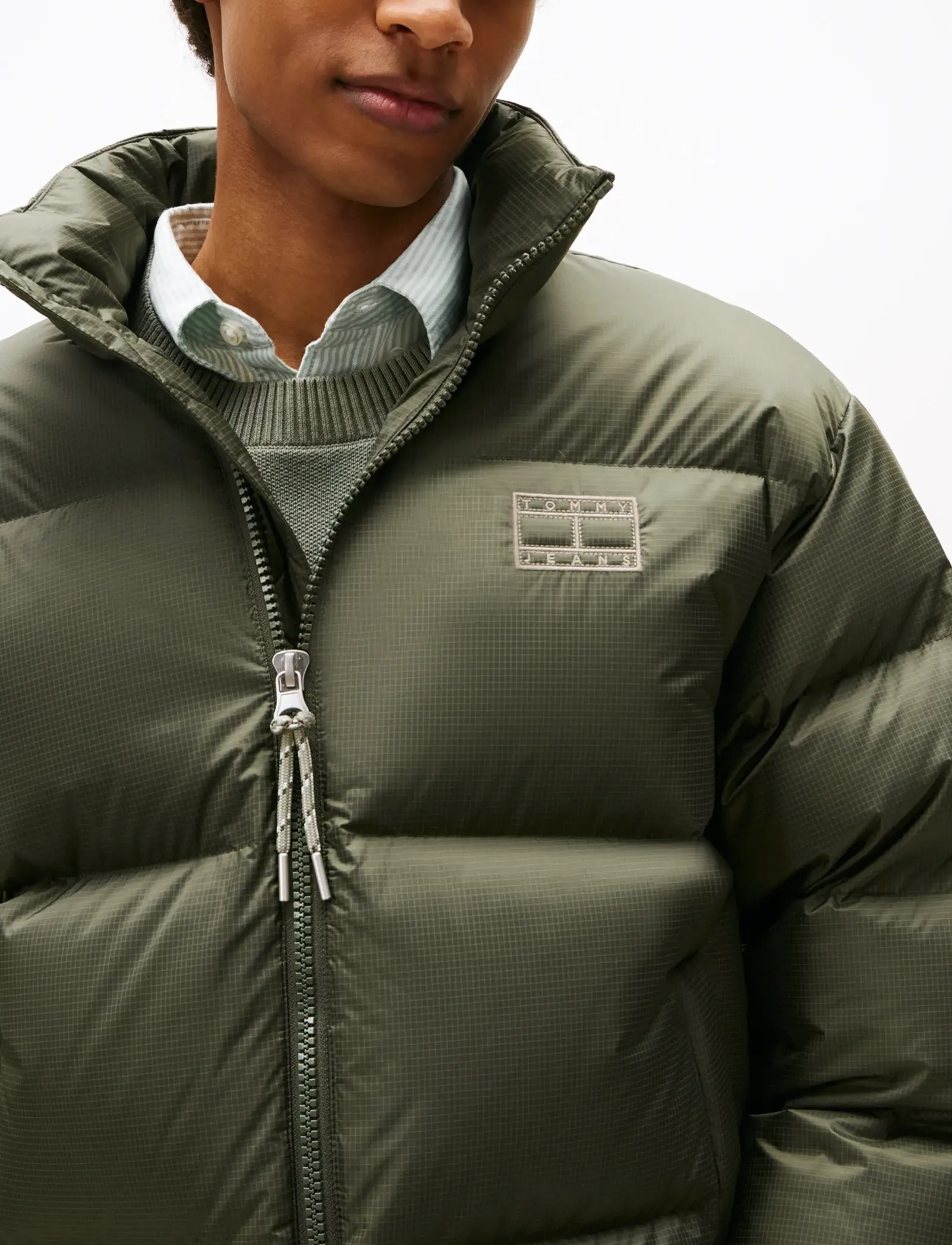 Tommy Jeans - TJM ALASKA DOWN PUFFER EXT - daunenjacken - pewter green - 5