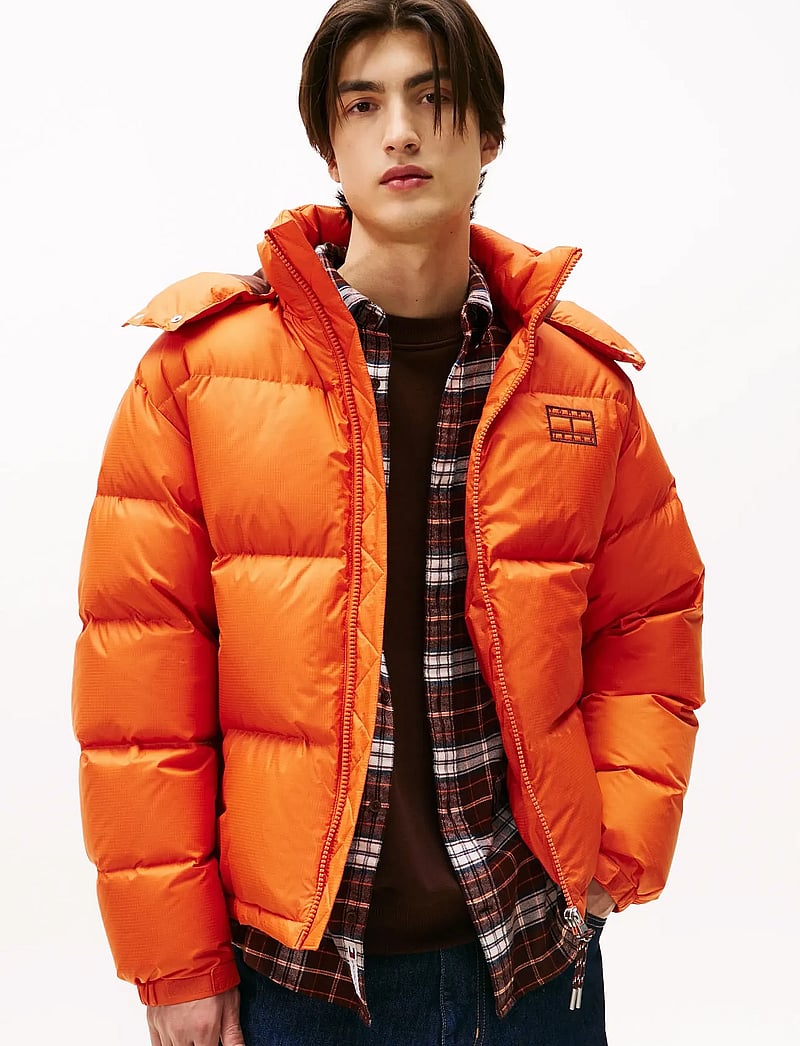 Tommy Jeans - TJM ALASKA DOWN PUFFER EXT - winterjacken - voyager orange - 0