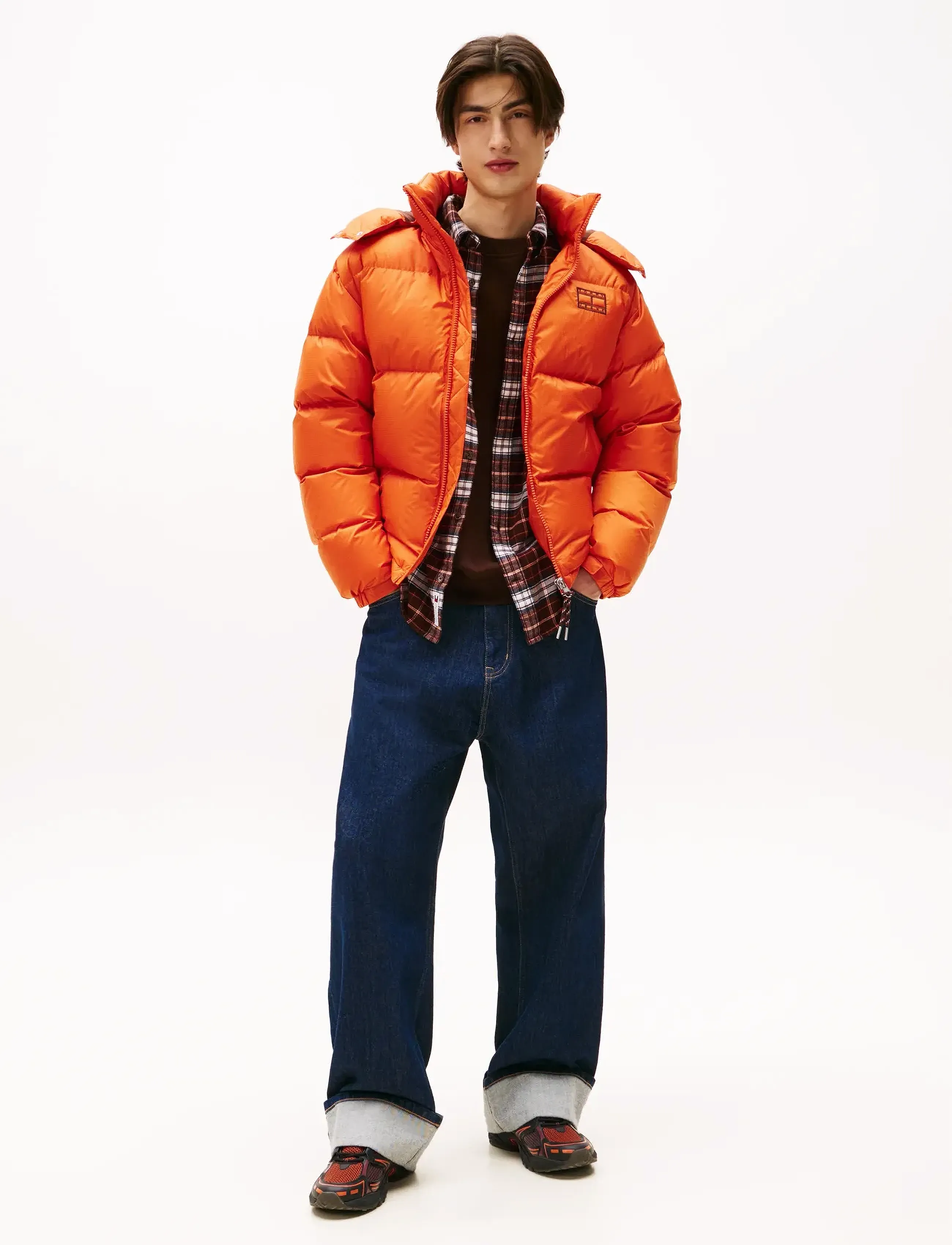Tommy Jeans - TJM ALASKA DOWN PUFFER EXT - donsjassen - voyager orange - 3