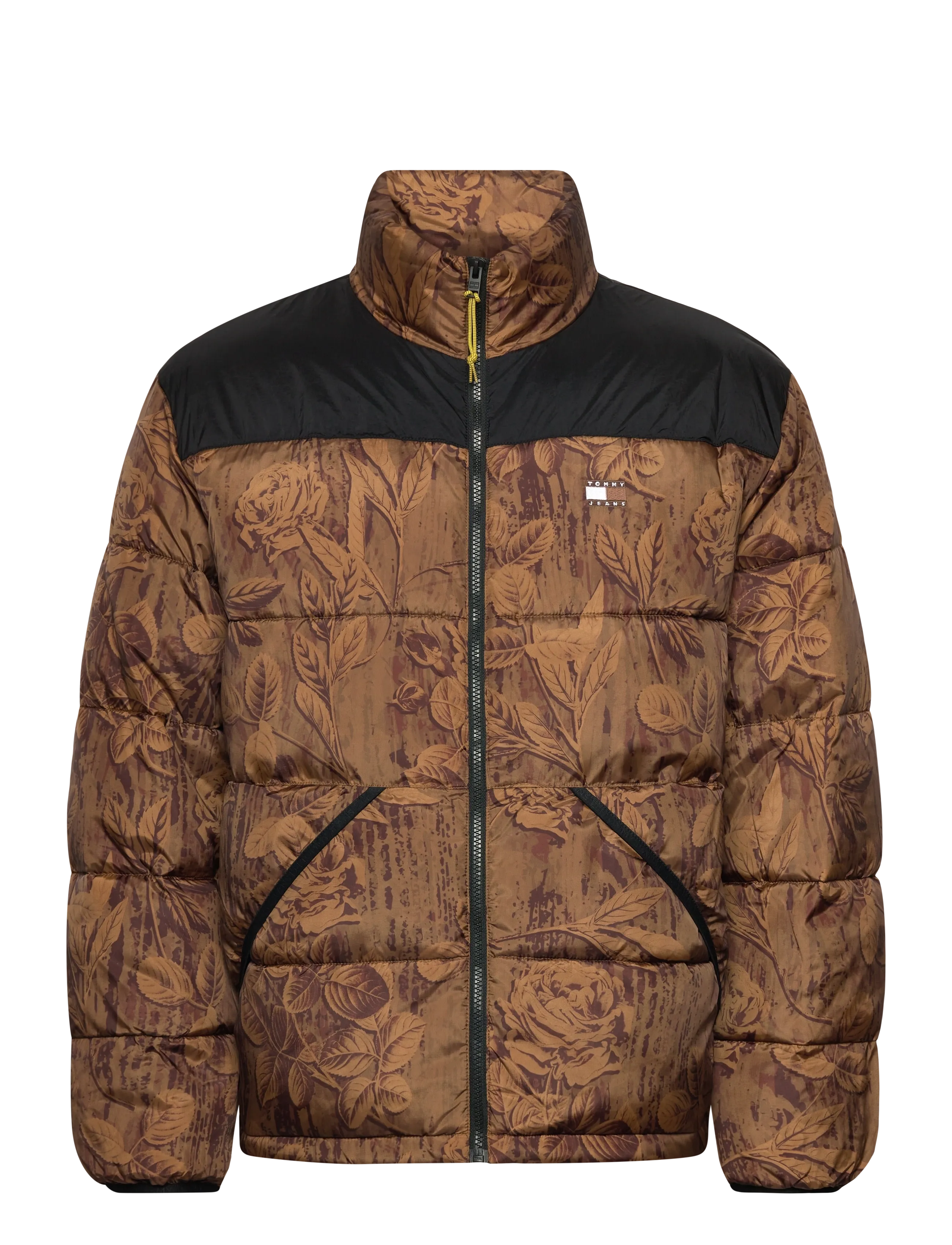 Tommy Jeans TJM VAIL AOP PUFFER - Joped - PECAN NUT CAMO / brown