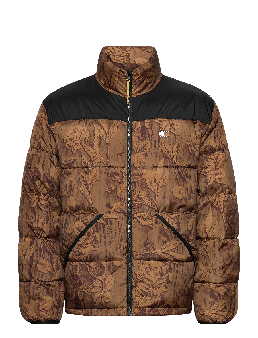 Tommy Jeans - TJM VAIL AOP PUFFER - daunenjacken - pecan nut camo - 1