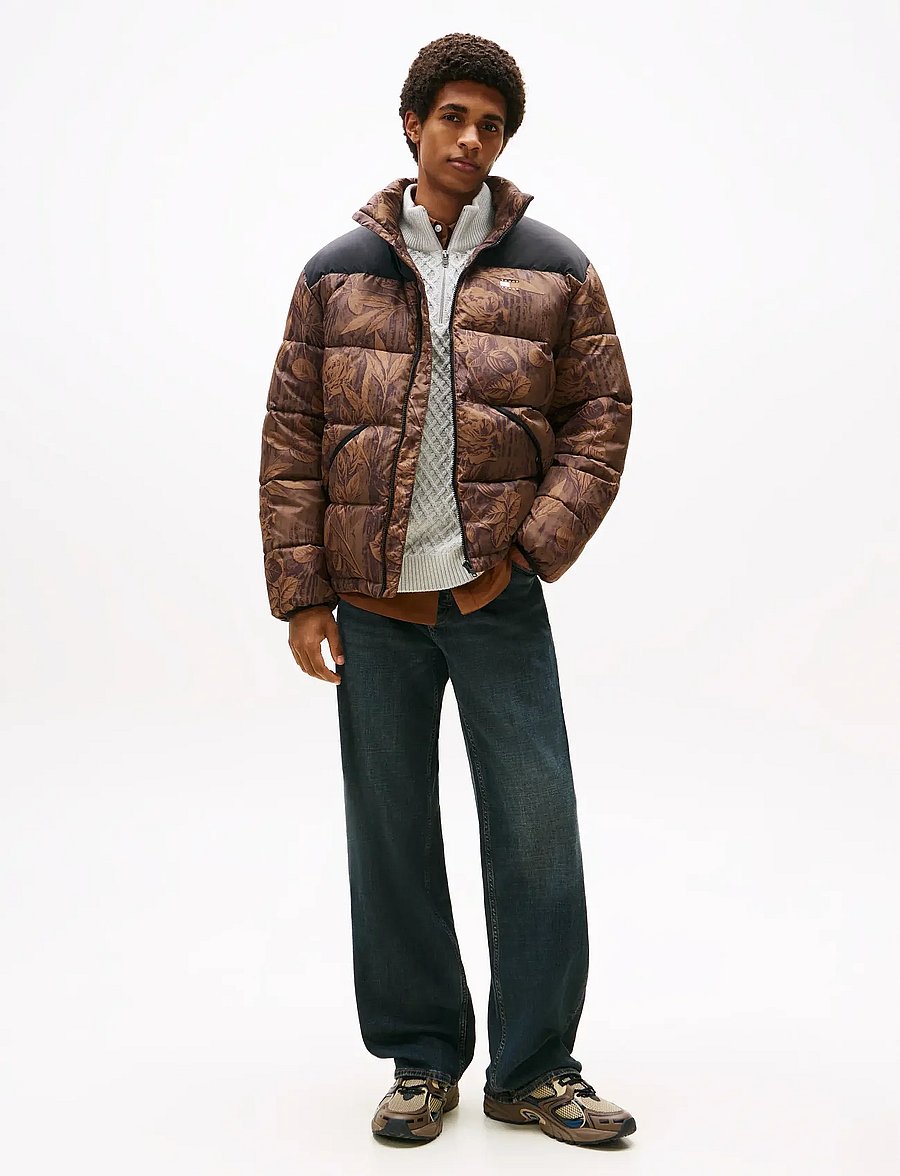 Tommy Jeans - TJM VAIL AOP PUFFER - daunenjacken - pecan nut camo - 3