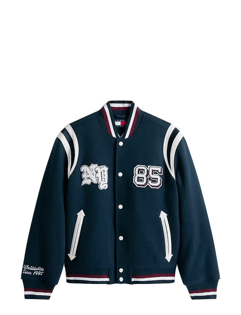 Tommy Jeans - TJM BEST VARSITY JACKET - collegejakker - dark night navy - 1