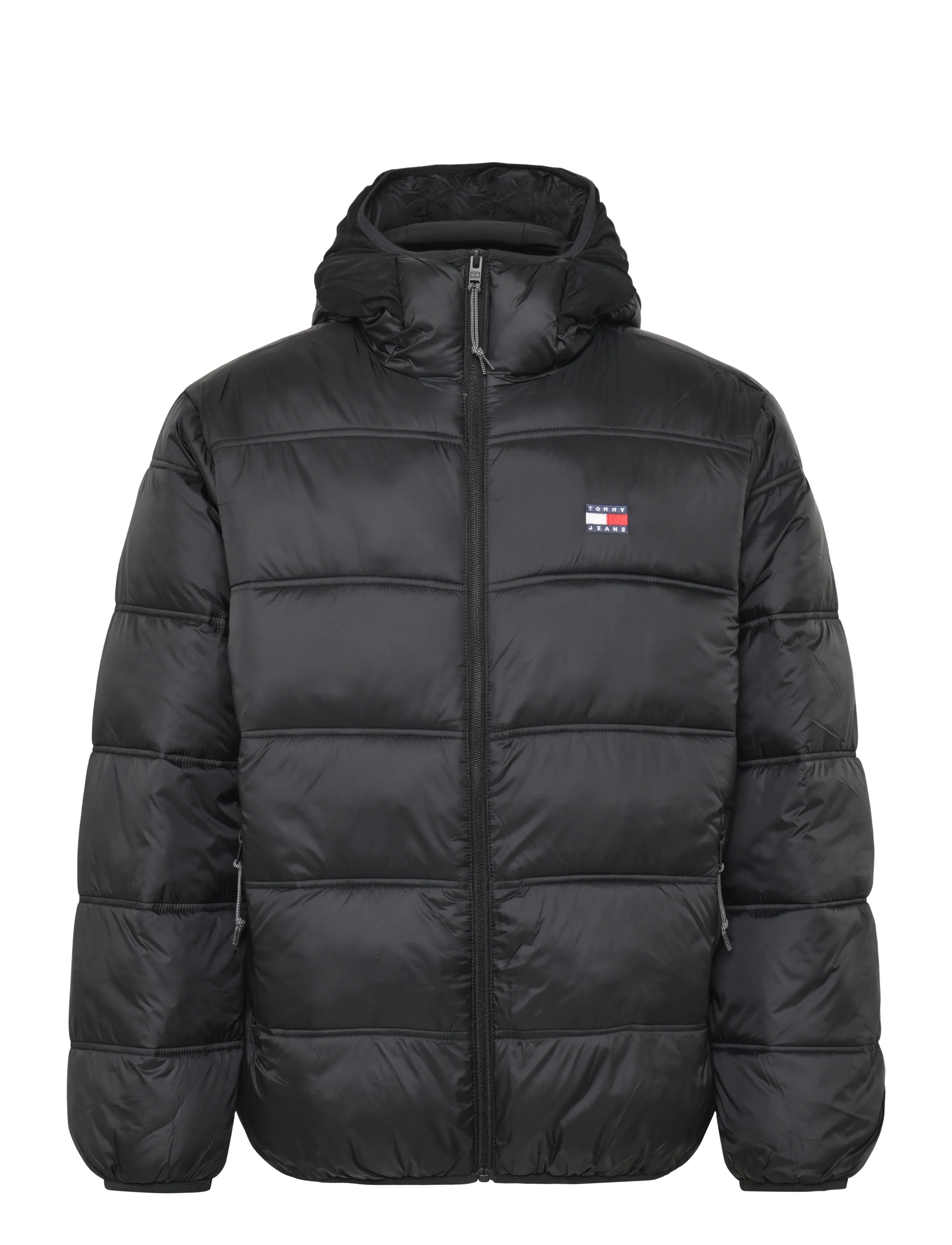 Tommy Jeans - TJM HOODED LOGO JACKET EXT - talvejoped - black - 1