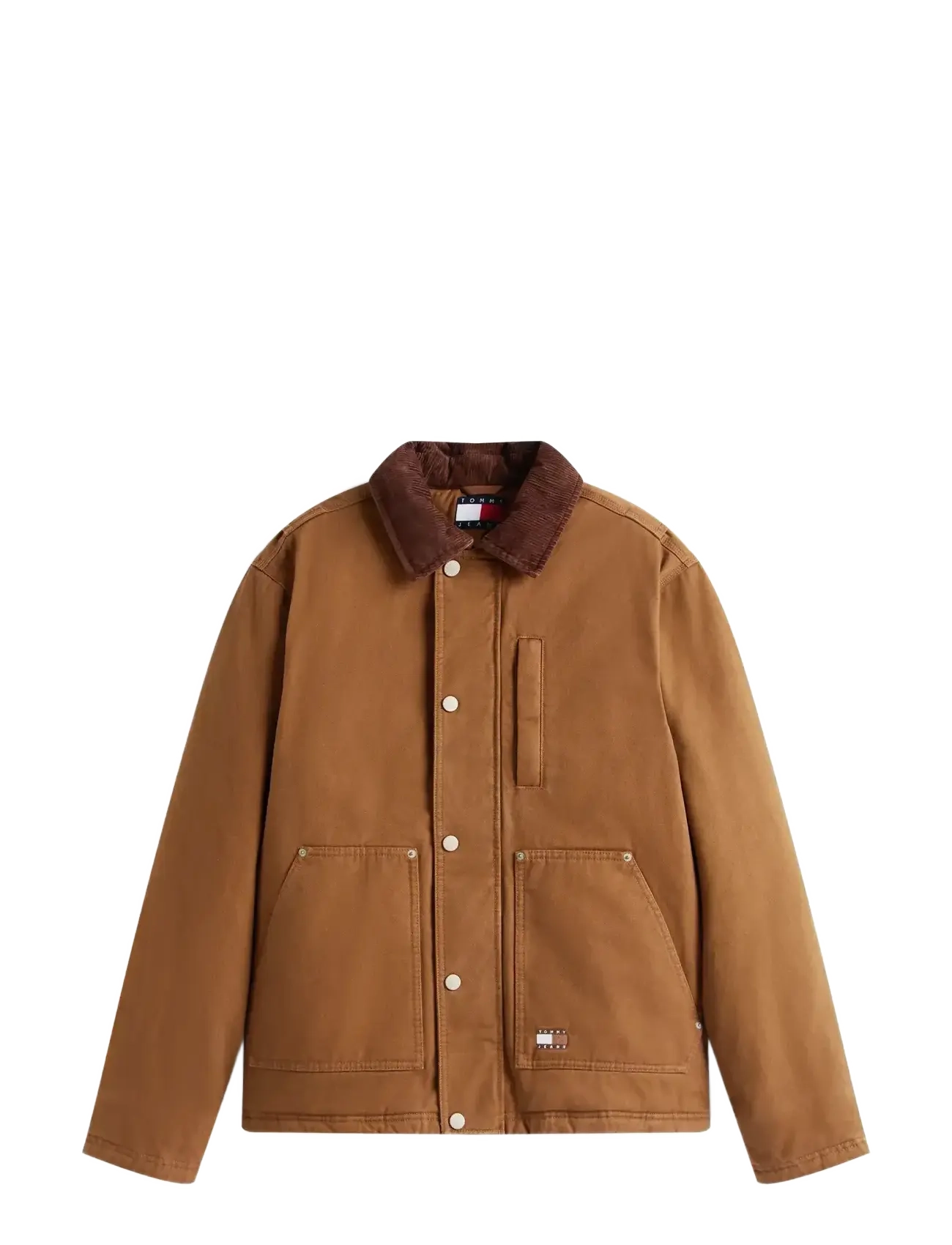Tommy Jeans TJM TWILL CHORE JACKET - Tunna jackor - PECAN NUT / brown