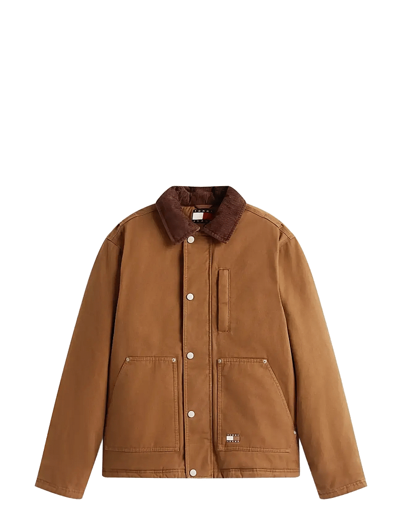 Tommy Jeans - TJM TWILL CHORE JACKET - höstjackor - pecan nut - 1