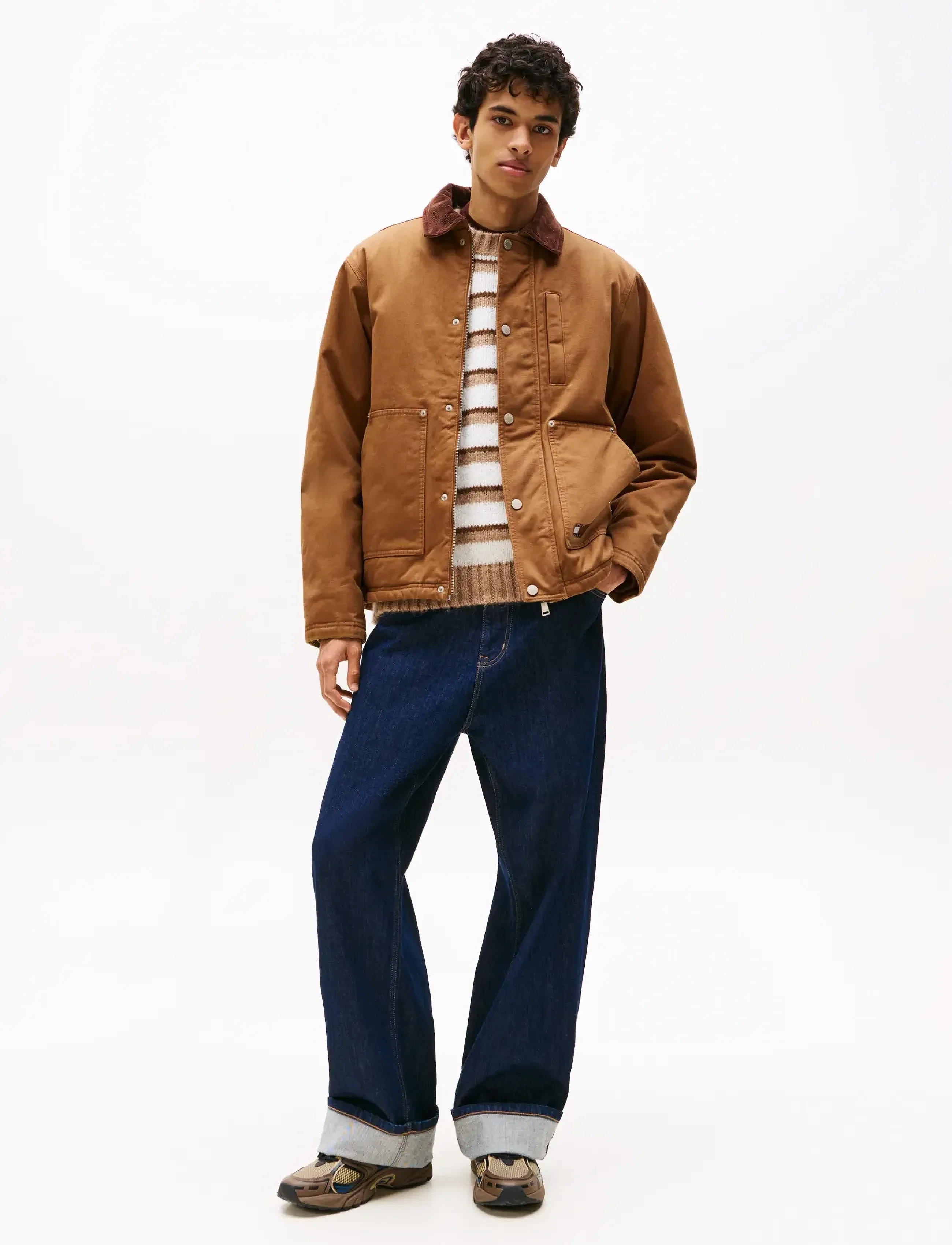 Tommy Jeans - TJM TWILL CHORE JACKET - forårsjakker - pecan nut - 2