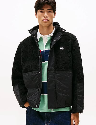 Tjm Essentl Mix Teddy Jacket Ext - Lette Jakker