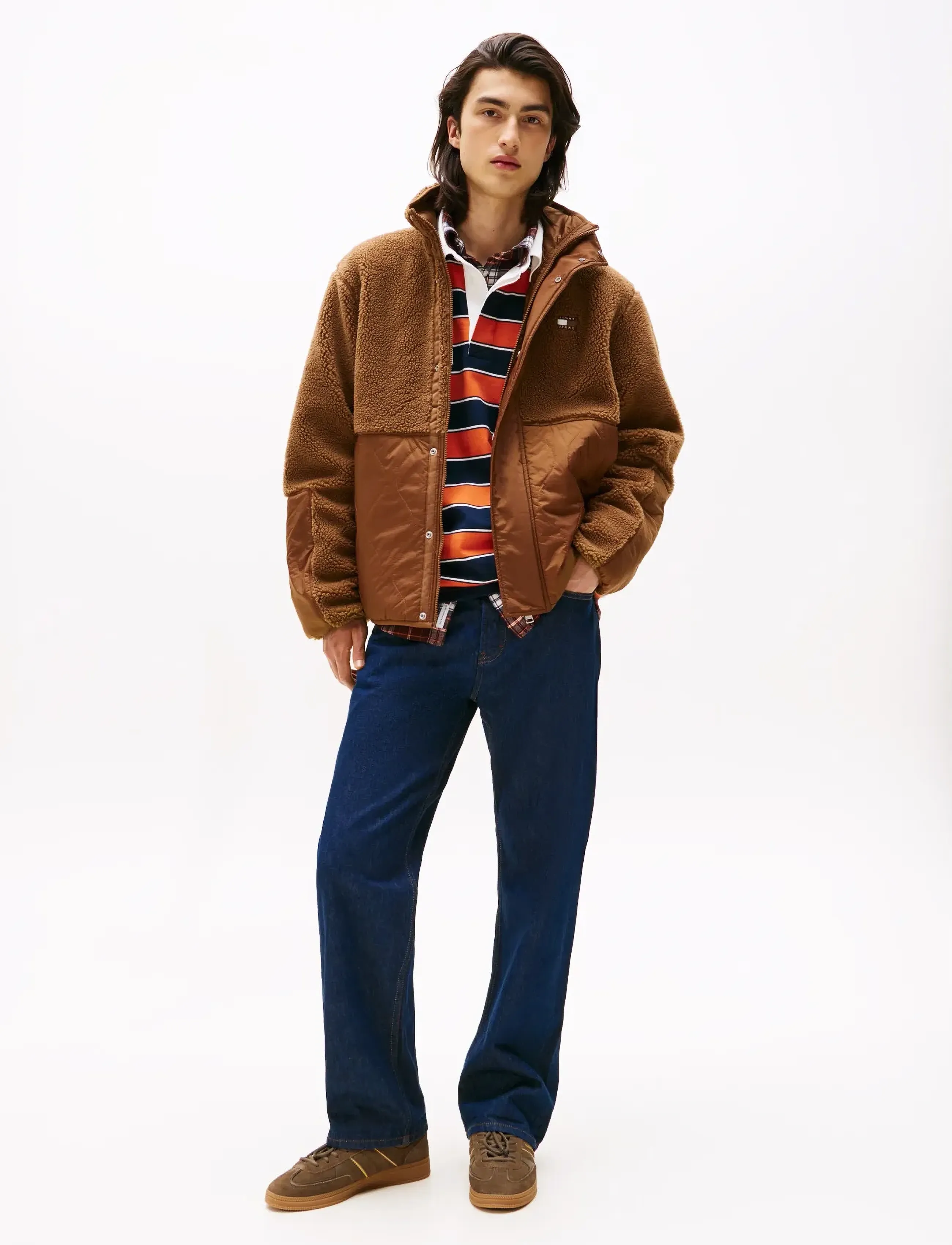Tjm Essentl Mix Teddy Jacket Ext 2