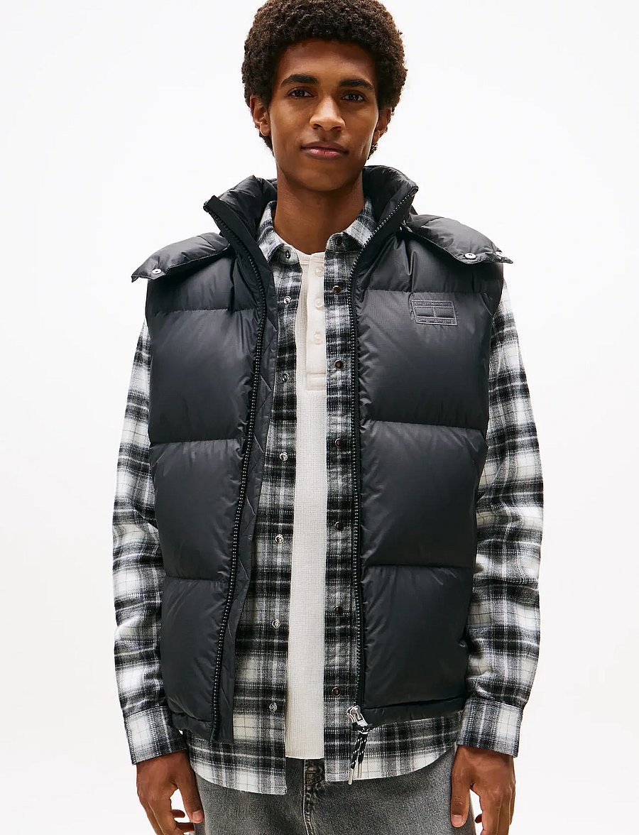 Tommy Jeans - TJM ALASKA DOWN VEST EXT - westen - black - 0