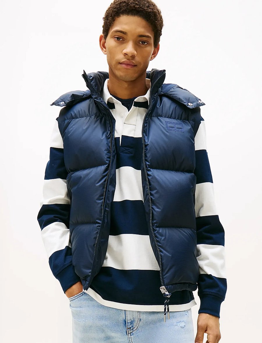 Tommy Jeans - TJM ALASKA DOWN VEST EXT - westen - dark night navy - 0