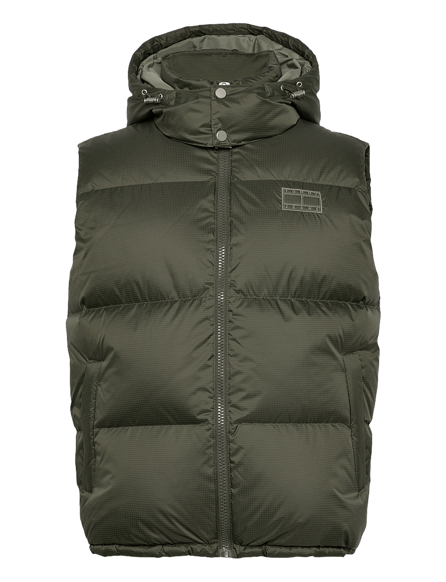 Tommy Jeans - TJM ALASKA DOWN VEST EXT - veste - pewter green - 1