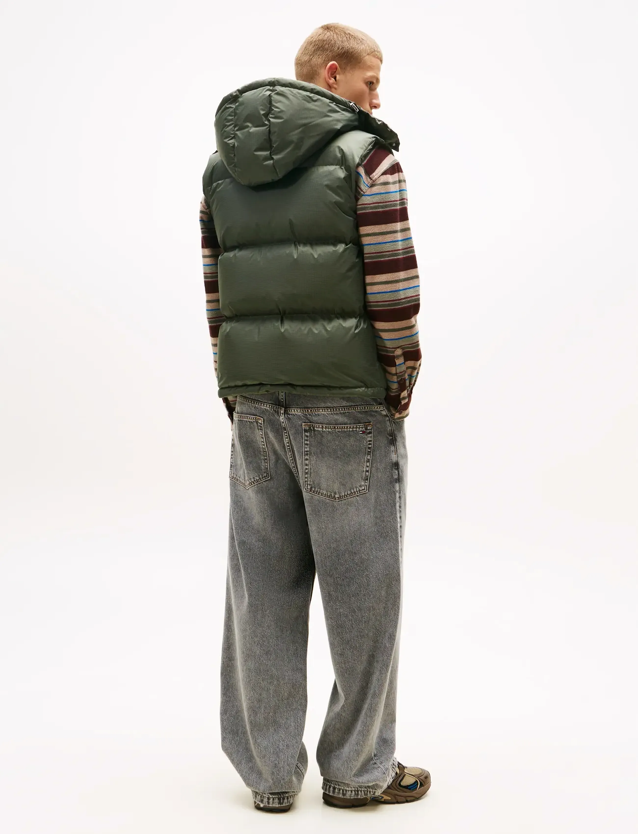 Tommy Jeans - TJM ALASKA DOWN VEST EXT - vestid - pewter green - 3