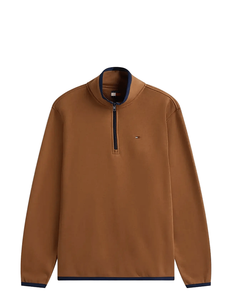 Tommy Jeans - TJM REG S FLAG ENTRY FLEECE EXT - fleece-pullover - pecan nut - 1