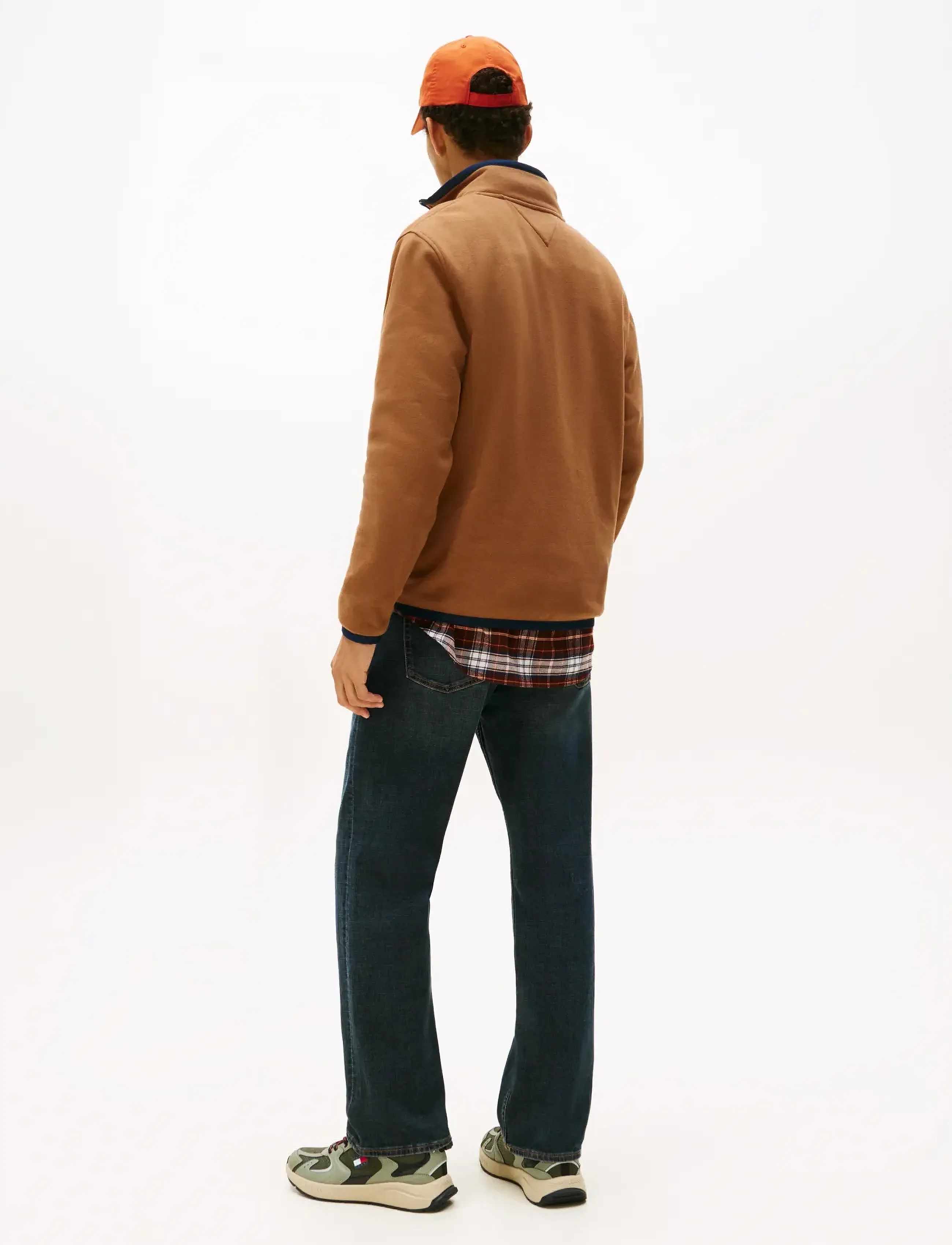 Tommy Jeans - TJM REG S FLAG ENTRY FLEECE EXT - pulls en tissu peluche - pecan nut - 3