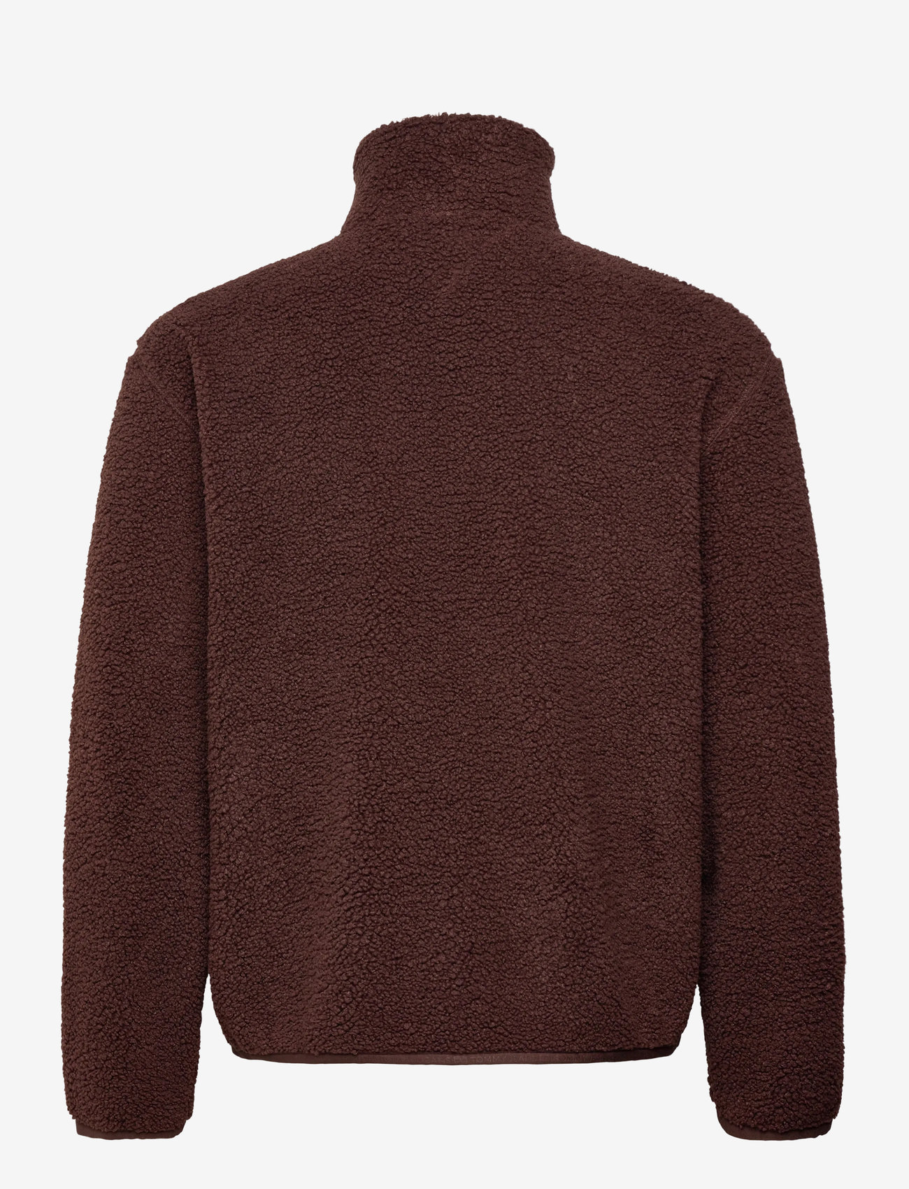 Tommy Jeans - TJM RLX BADGE FZ TEDDY - teddytröjor - rich brown - 2