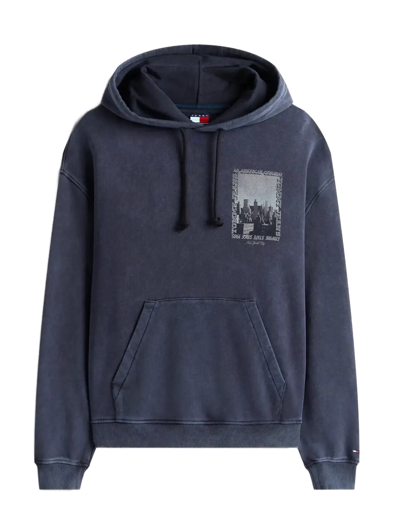 TOMMY JEANS Tjm 90S Wshd Photo City Hood Ext Navy - M - Herren