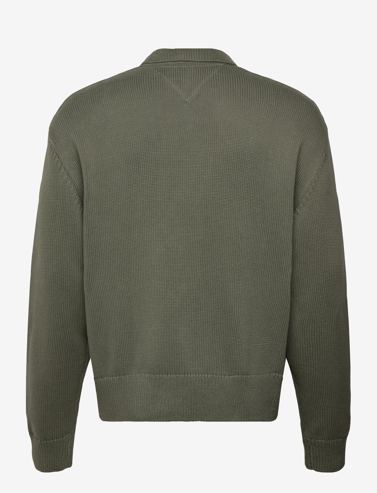 Tommy Jeans - TJM RLX TNL BADGE FZ SWEAT - sweatshirts - pewter green - 2