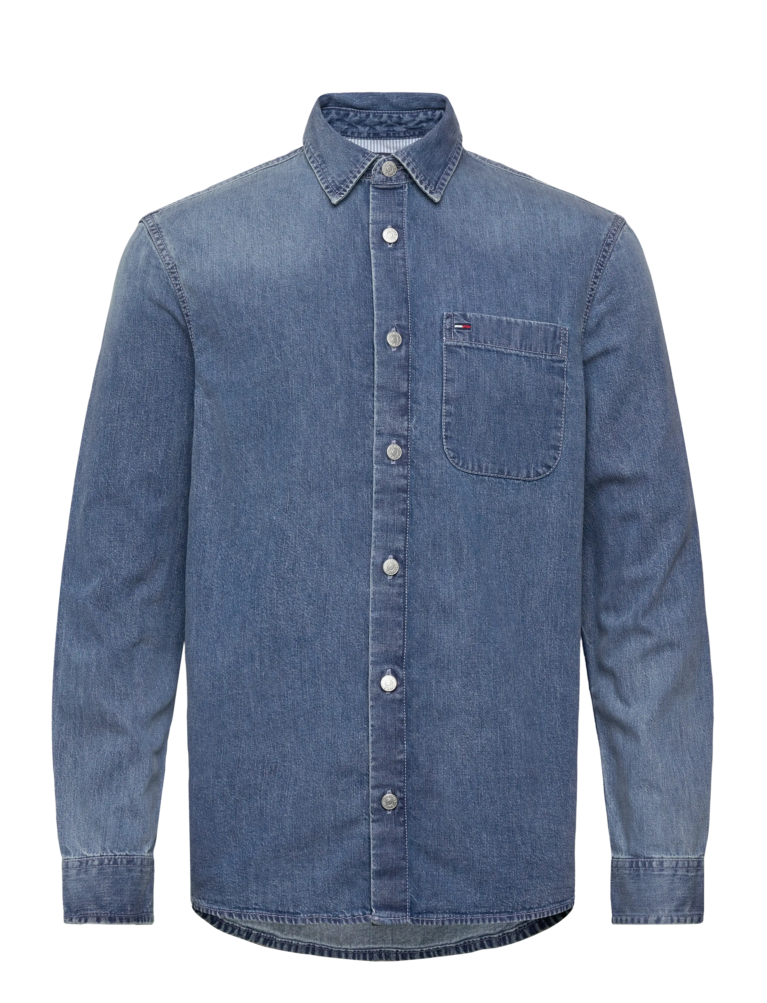 LS REGULAR DENIM SHIRT - DENIM MEDIUM 01