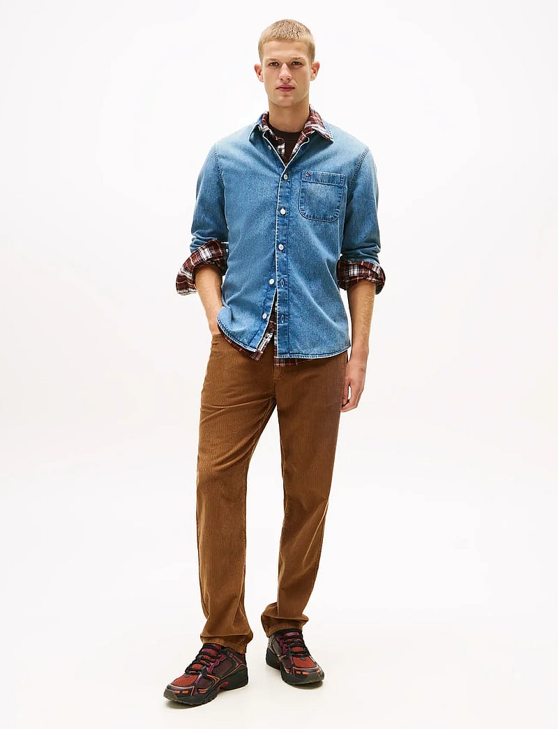 Tommy Jeans - LS REGULAR DENIM SHIRT - jeansskjortor - denim medium 01 - 3