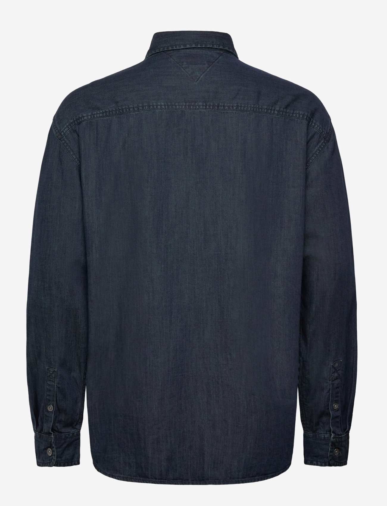Tommy Jeans - LS RELAXED DENIM SHIRT BL BK - jeanshemden - denim dark 01 - 2