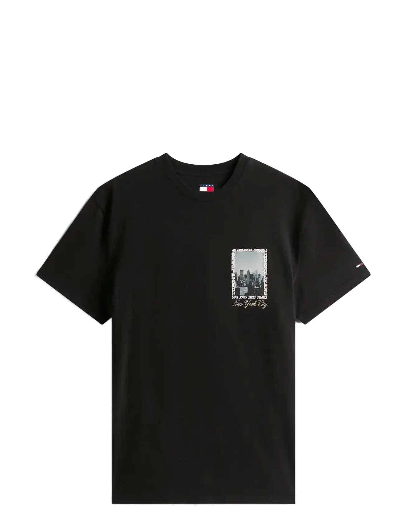 TOMMY JEANS Tjm Reg Photo Tee Schwarz - S - Herren