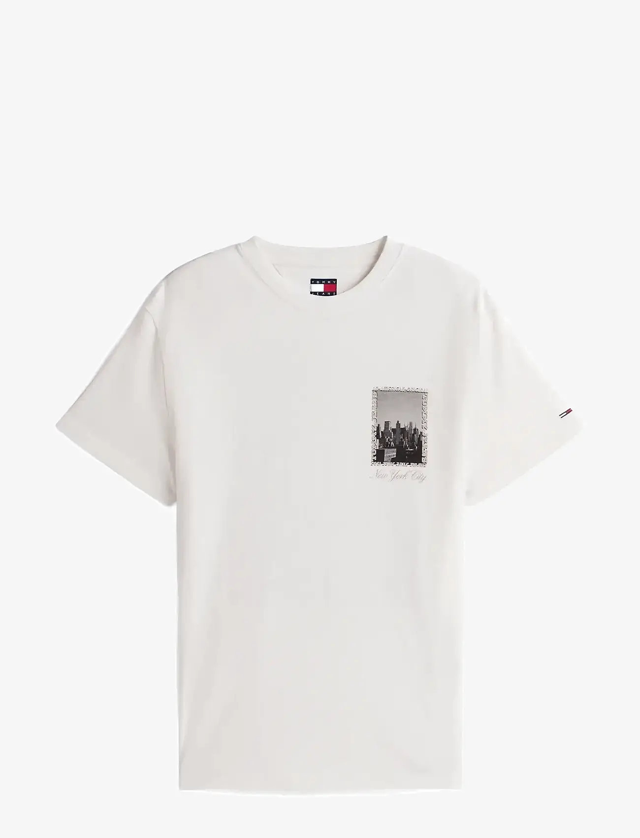 Tommy Jeans - TJM REG PHOTO TEE - kortærmede t-shirts - ecru - 1