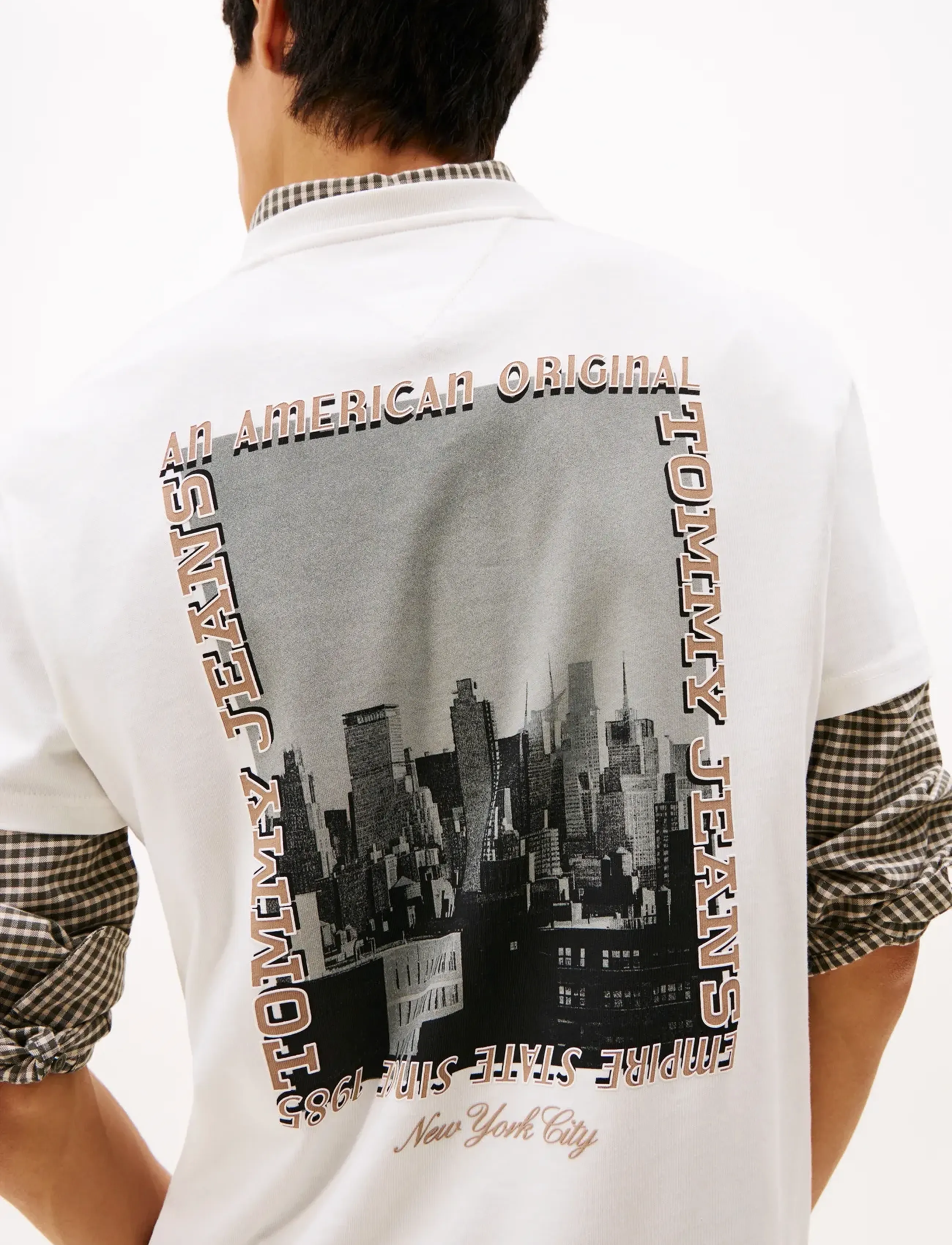 Tommy Jeans - TJM REG PHOTO TEE - kurzärmelig - ecru - 3