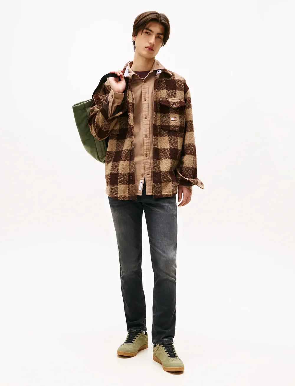 Tommy Jeans - SCANTON SLIM DI1286 - kitsad teksad - denim black - 0