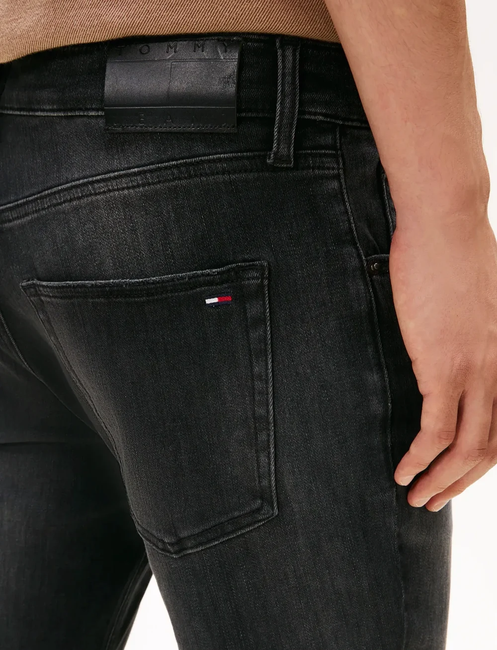 Tommy Jeans - SCANTON SLIM DI1286 - kitsad teksad - denim black - 3