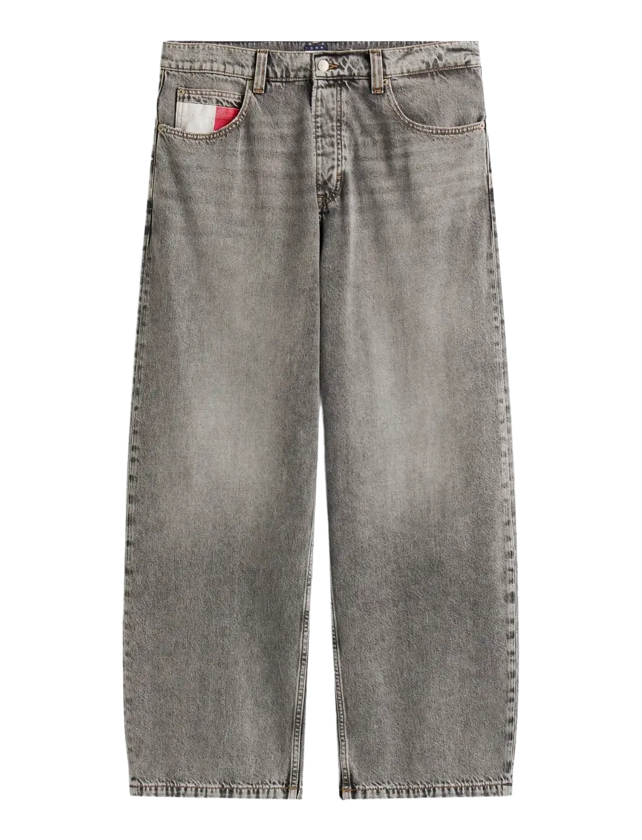 Tommy Jeans THEO BAGGY RWB CBF DI6078 - Winter deals - DENIM GREY / grey