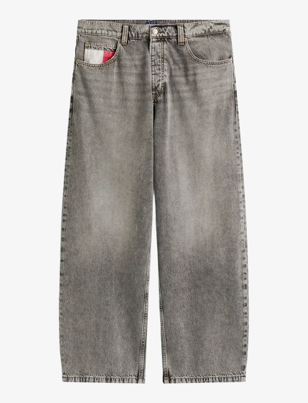 Tommy Jeans - THEO BAGGY RWB CBF DI6078 - loose jeans - denim grey - 1