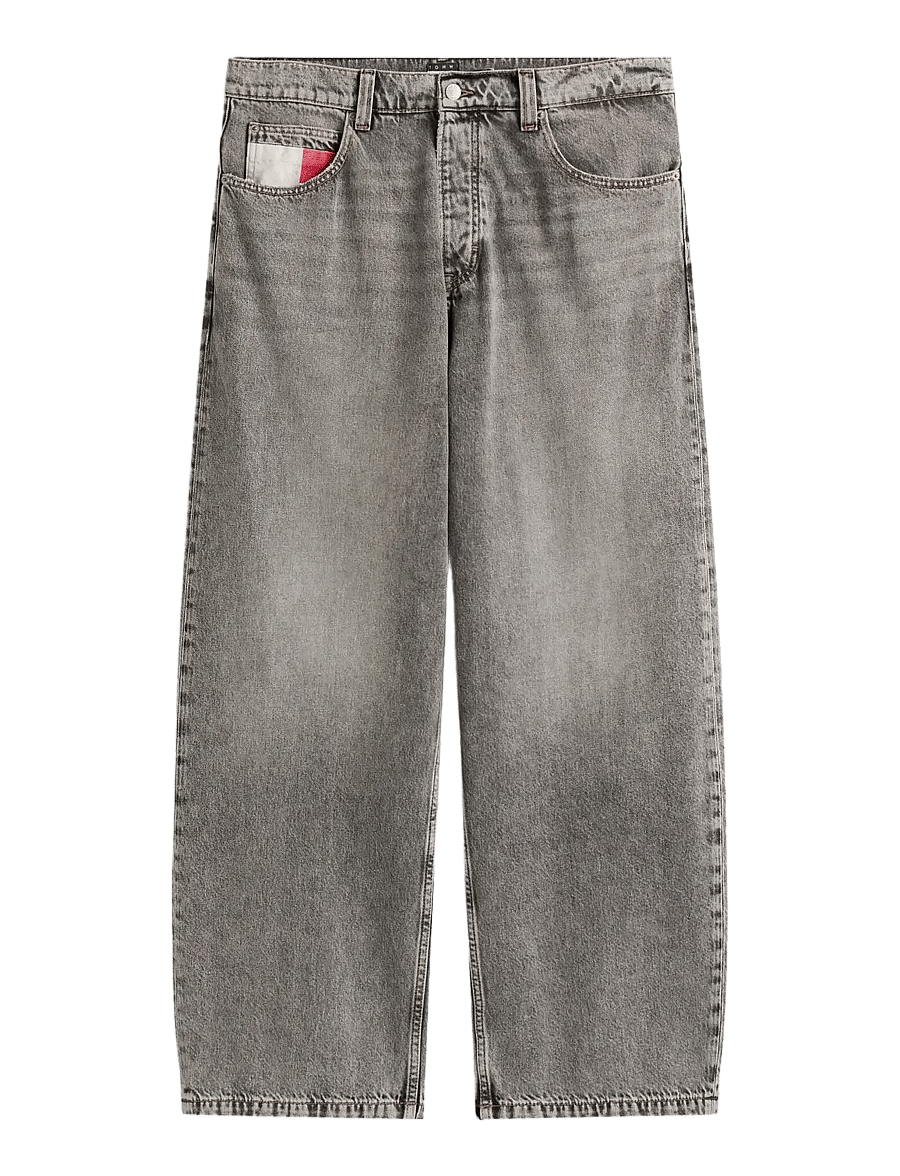 Tommy Jeans - THEO BAGGY RWB CBF DI6078 - loose jeans - denim grey - 1