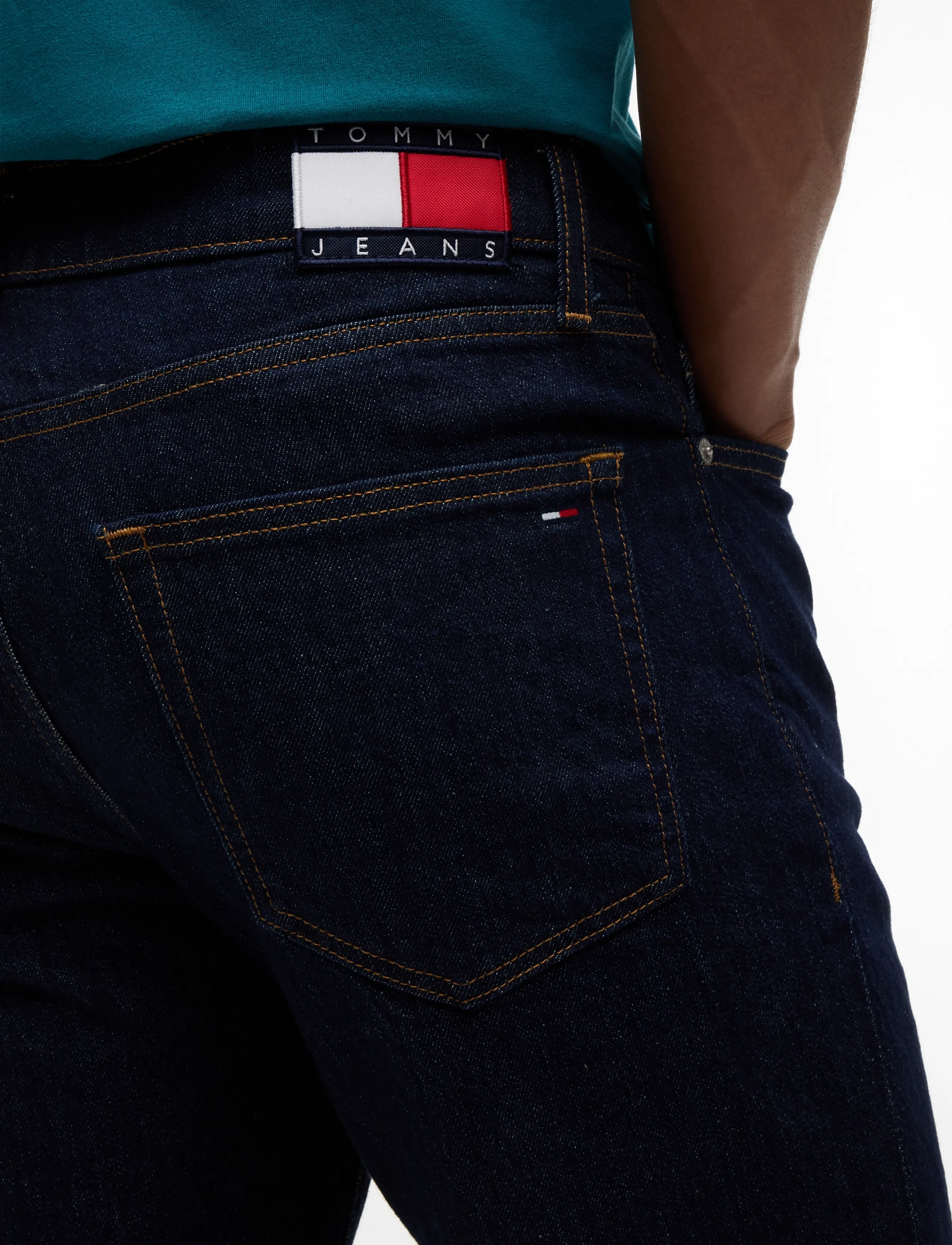 Tommy Jeans - RYAN SLIM STRAIGHT DI4156 - slim jeans - denim dark - 4