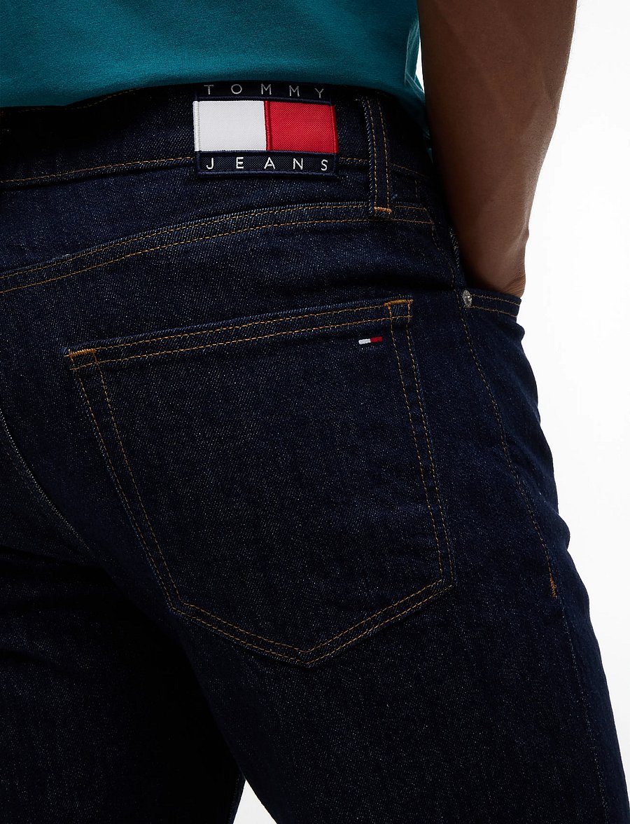 Tommy Jeans - RYAN SLIM STRAIGHT DI4156 - slim jeans - denim dark - 4