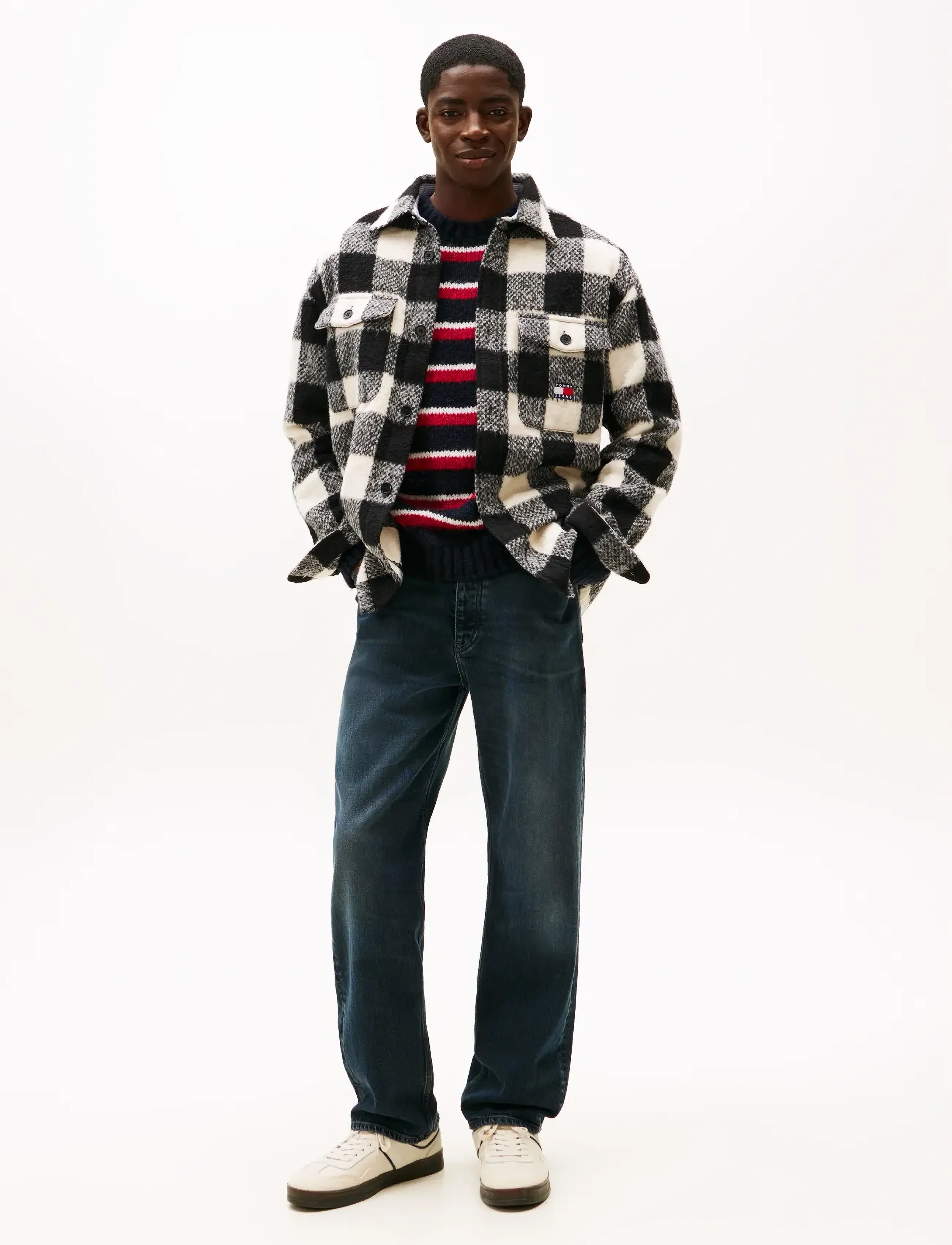 Tommy Jeans SONNY RGLR TPRD CBF DI6166 - Tommy Hilfiger - DENIM BLUE BLACK / blue