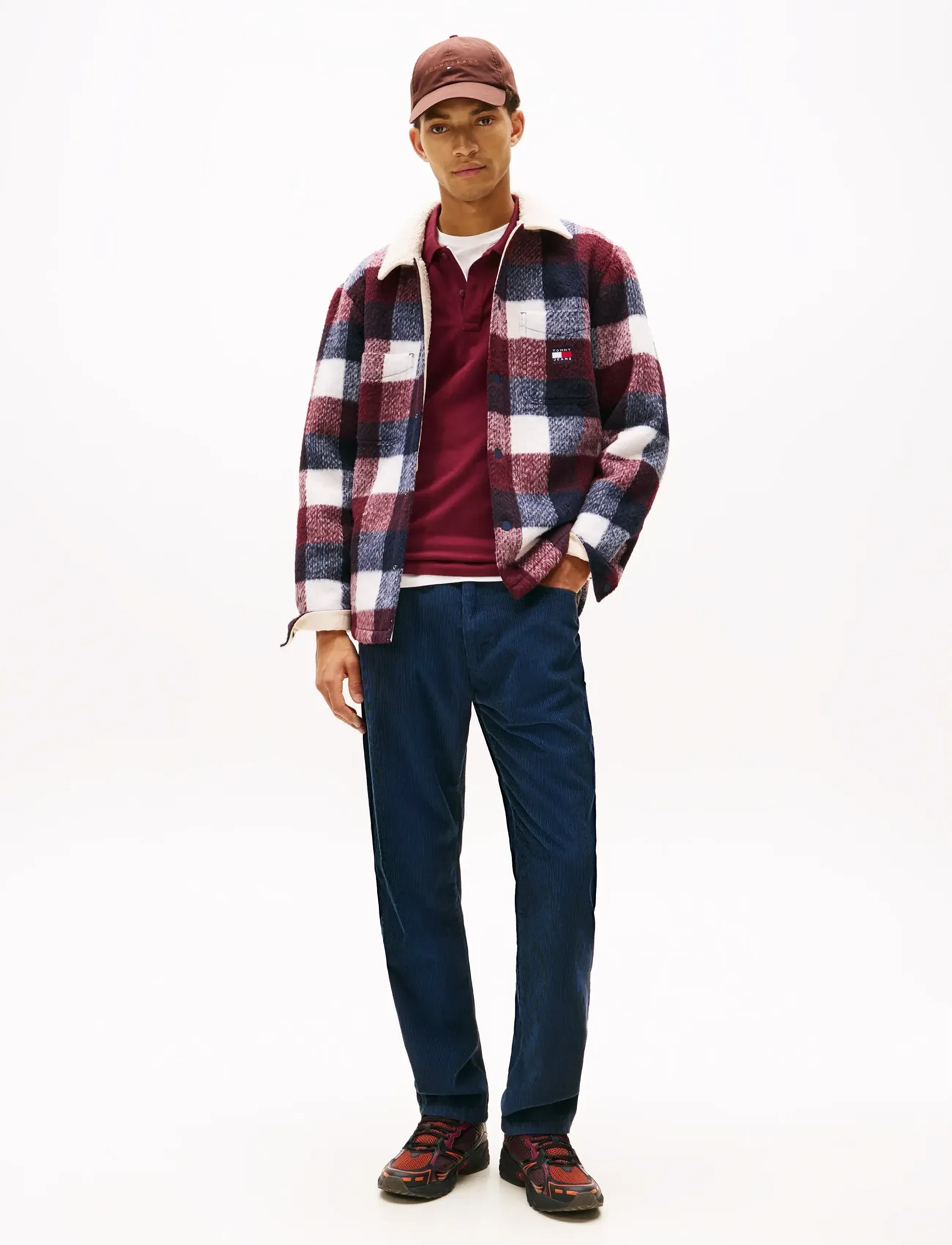 Tommy Jeans TJM RYAN CORD CHINO - Hosen - DARK NIGHT NAVY / blue